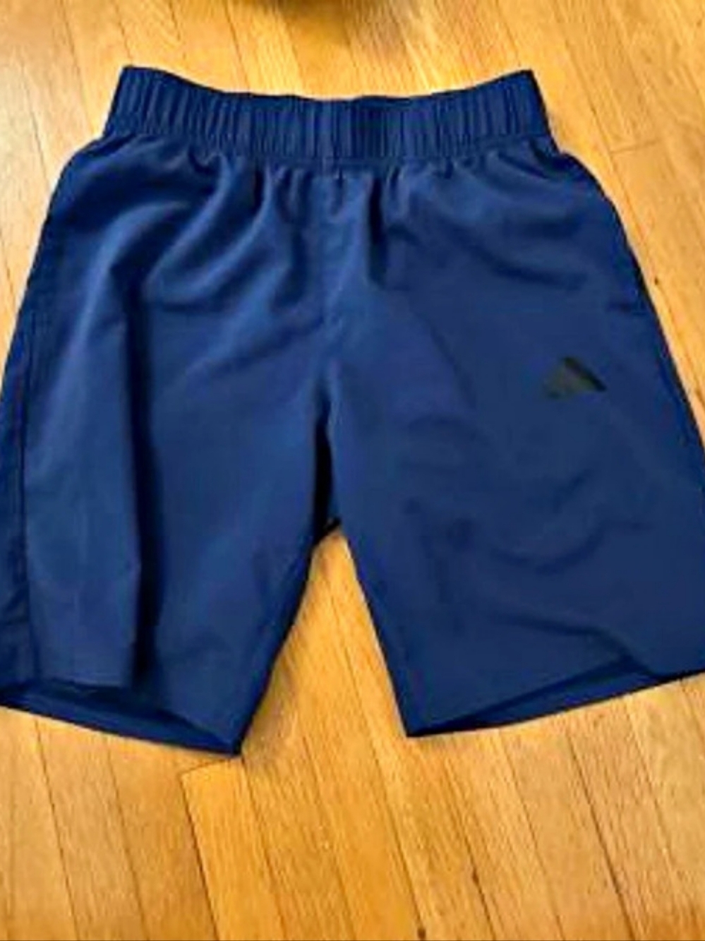 Adidas Shorts Boys Large 14/16 Blueb Athletic Training Performance AG10733